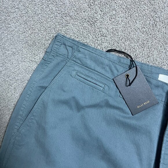 Billy Reid Slim Fit Cut Faded Navy Blue Chino Pant Preppy Men's 36x29 NWT - Picture 6 of 7